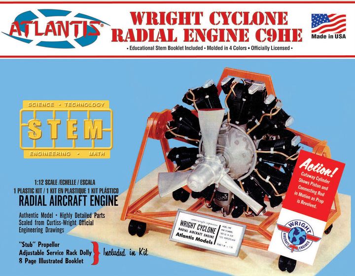 AMCM6052 Wright Cyclone 9 Radial Engine STEM boxart
