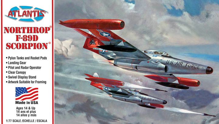 AMCH221 F-89D Northrop Scorpion Jet boxart