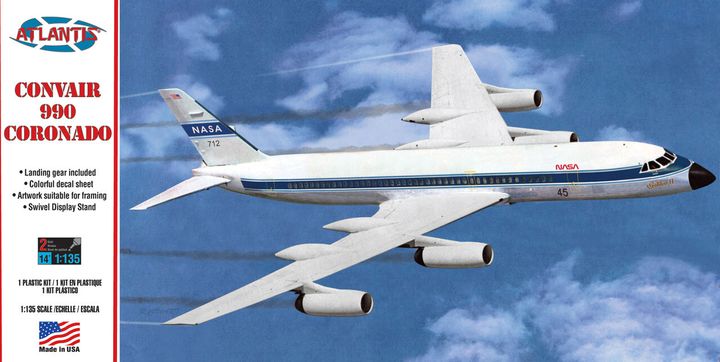 AMCH254 Convair 990 Jet Airliner Nasa Markings boxart