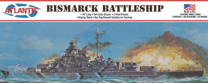 AMCM3008 Bismarck German Battleship 16 Inch boxart