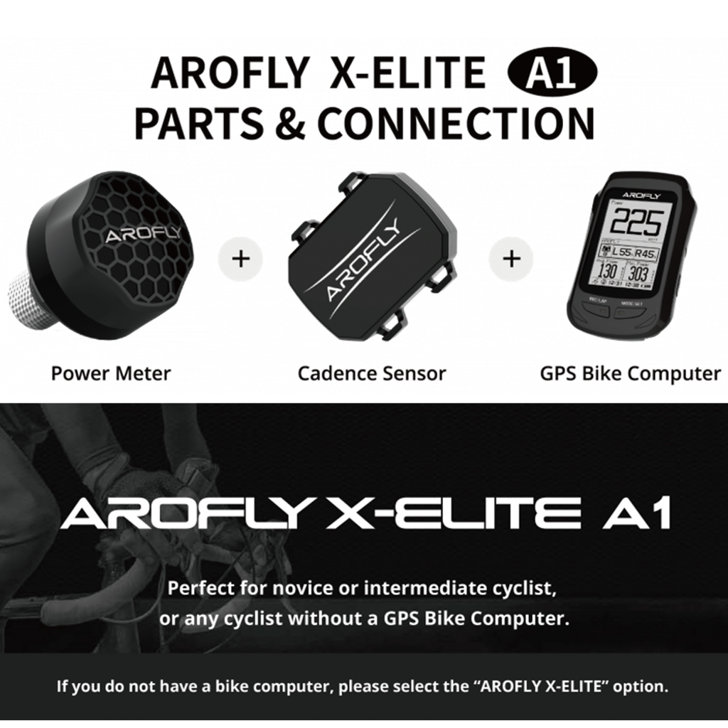 AROFLY X-ELITE A1 (Deluxe Model) - The Smallest and Most Affordable Power  Meter, with Exclusive GPS Computer, Strava Compatible. – AROFLY品牌商城