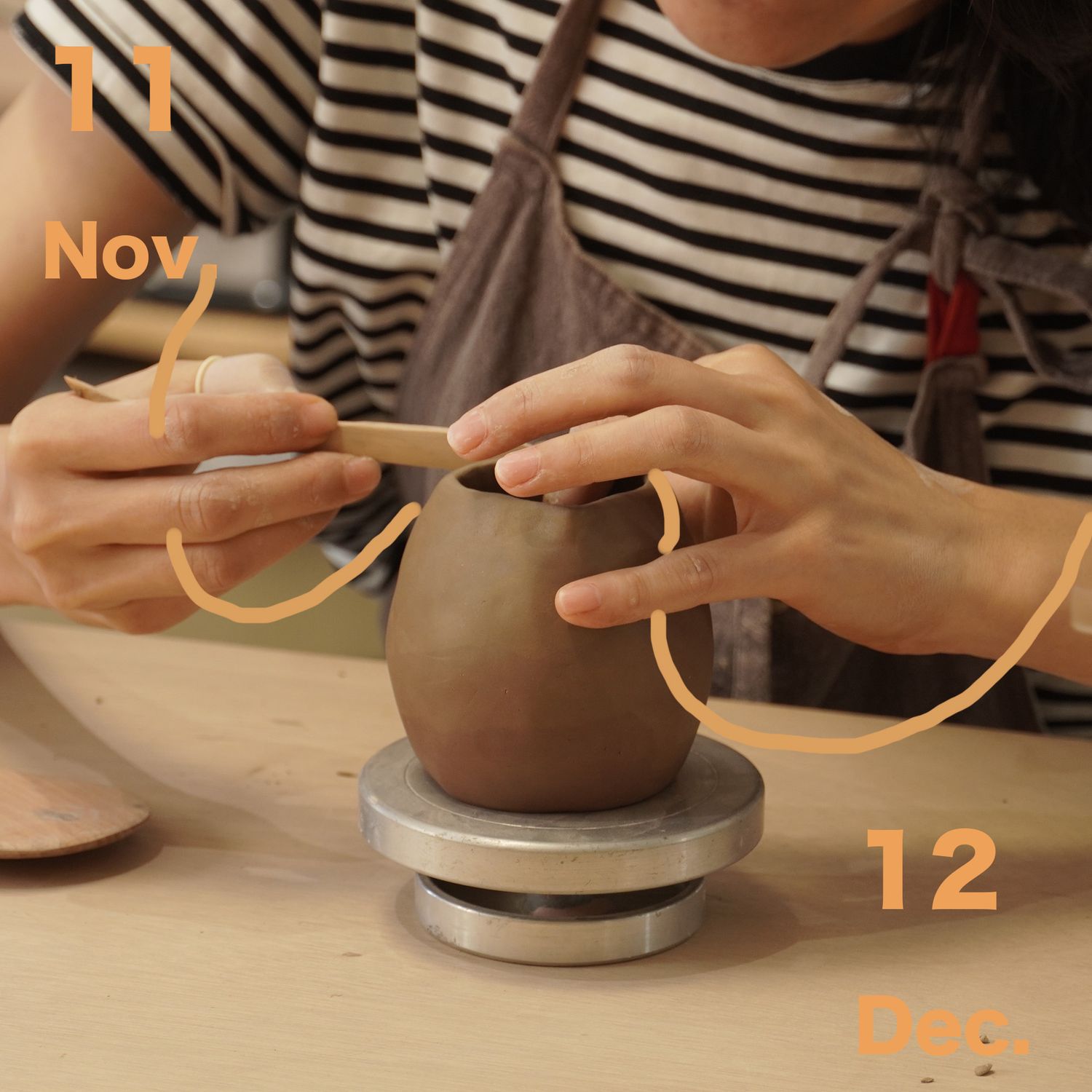 Tu Xing /土星 | ✦ 土星工作室Tu Xing Studio｜11・12月份｜土星陶作課✦