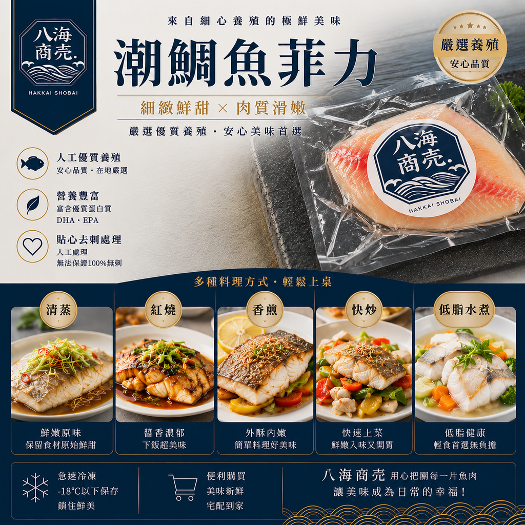 潮鯛魚菲力860