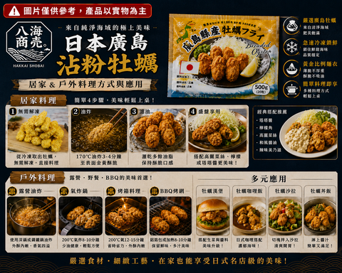 日本廣島沾粉牡蠣料理推薦加警語860