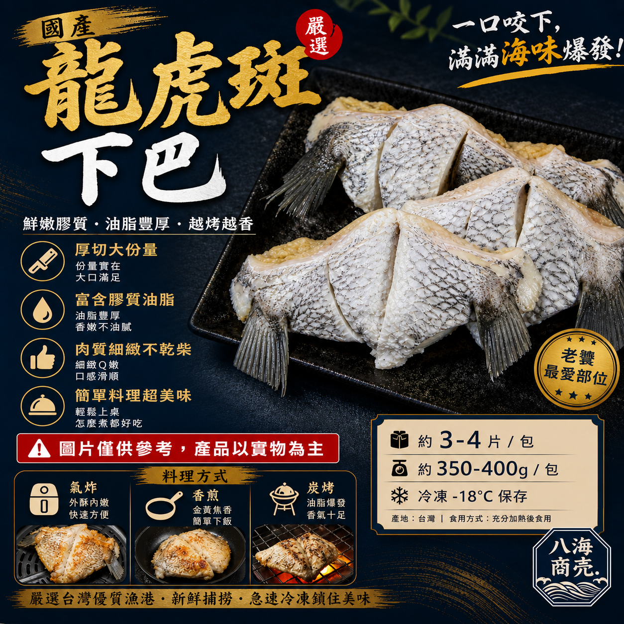 龍虎斑下巴海報加警語860