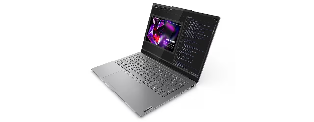 Software running Yoga Slim 7i Gen 9 laptop