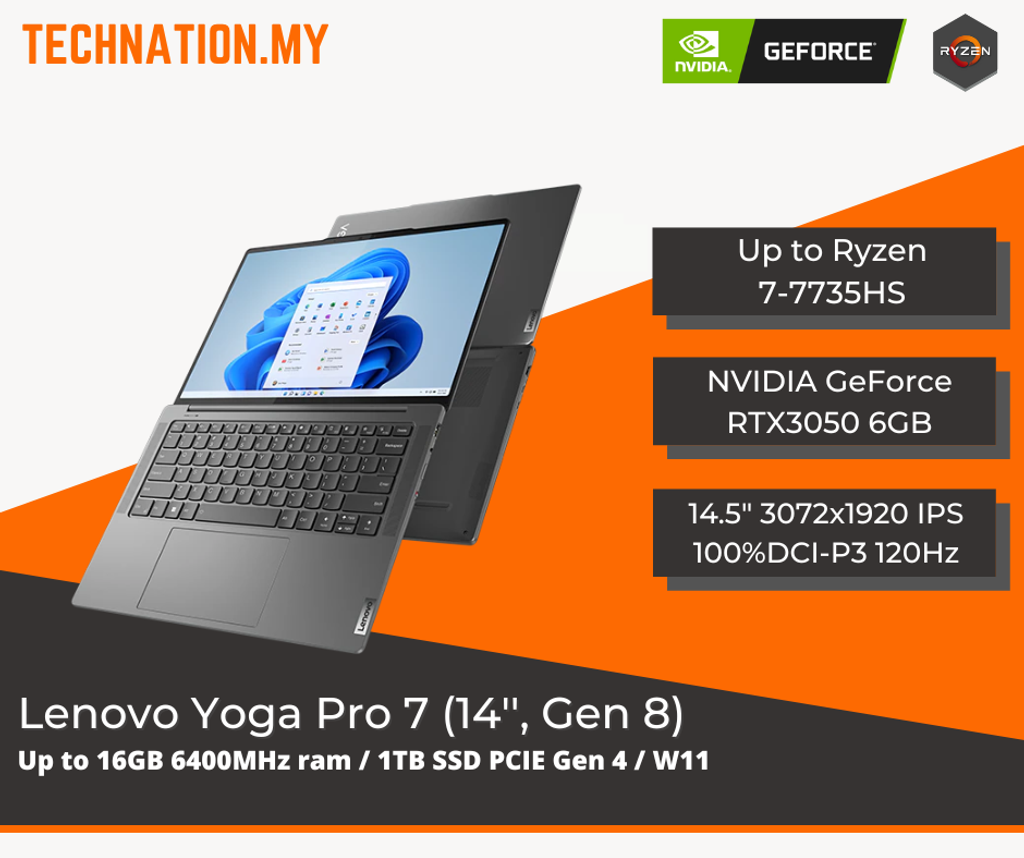 Yoga Pro 7 Gen 8 (14″ AMD)