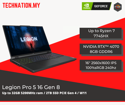 Legion pro 5 Gen 8