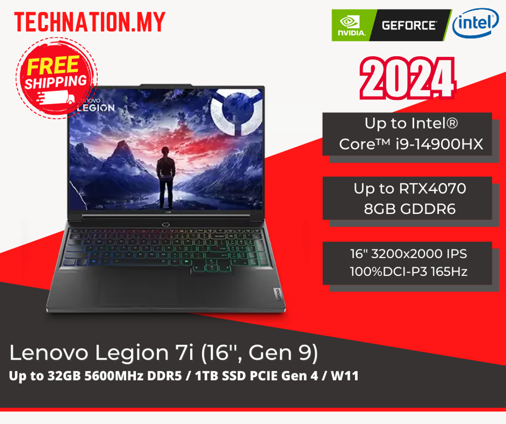 Lenovo Legion 7i (16'', Gen 9)