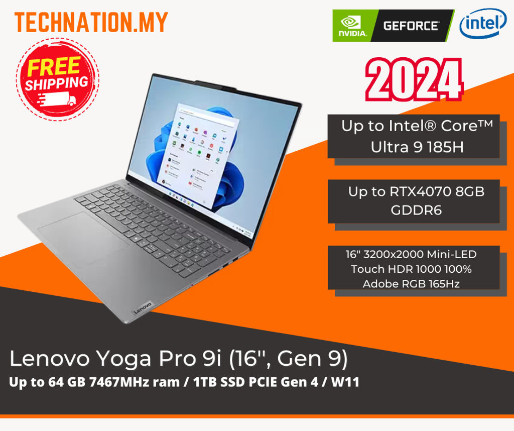 Yoga Pro 9i (16'', Gen 9)