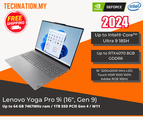 Yoga Pro 9i (16'', Gen 9)