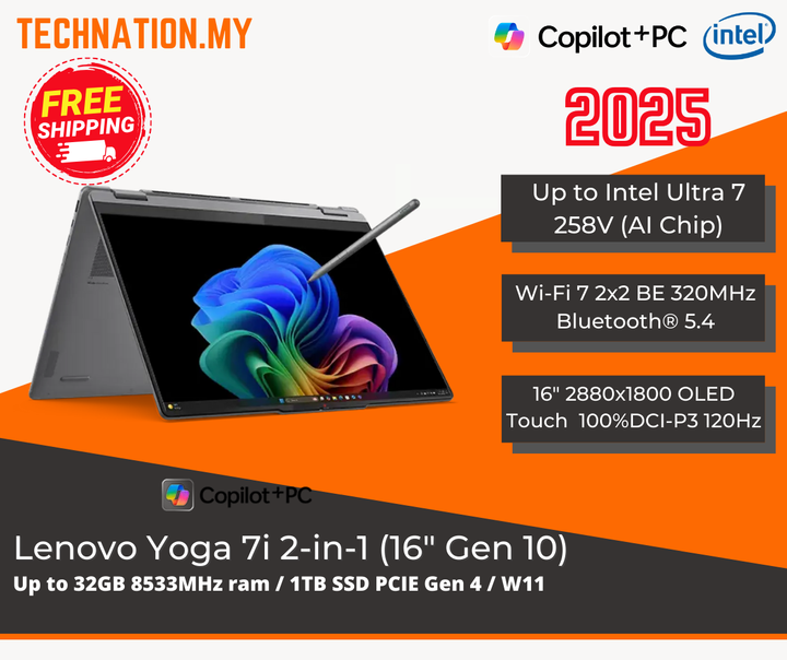 Lenovo Yoga 7i 2-in-1 (16 Gen 10)