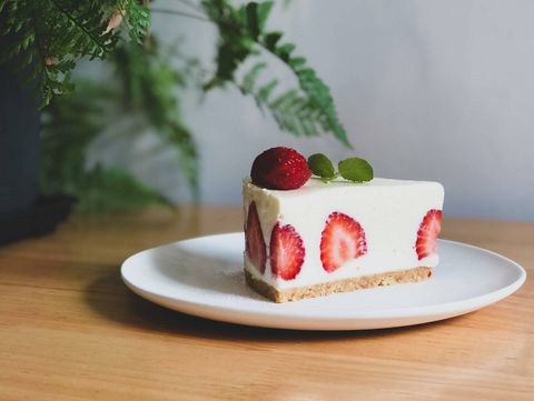 冬日草莓生乳酪