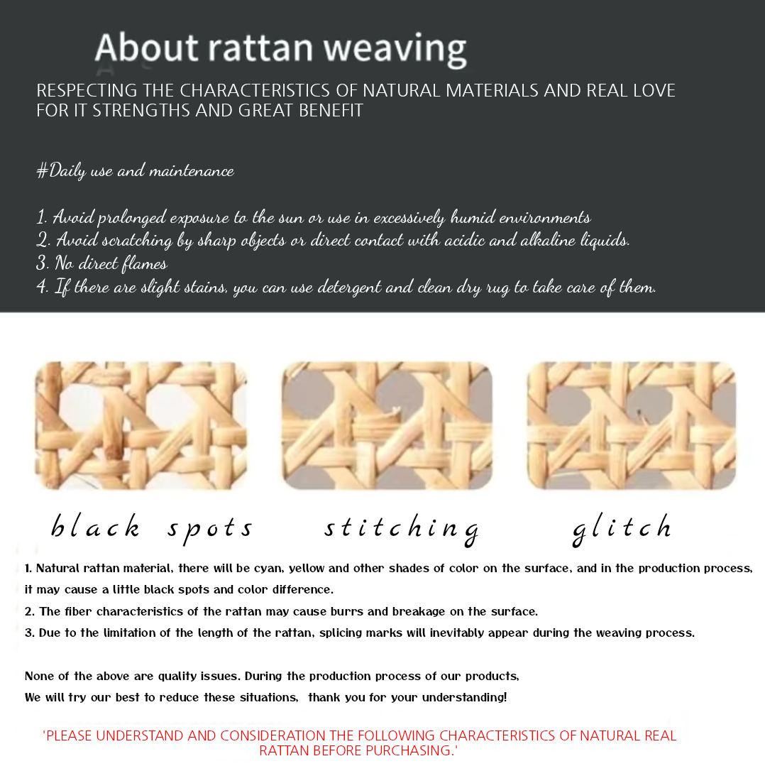 Rattan Weaving Natural