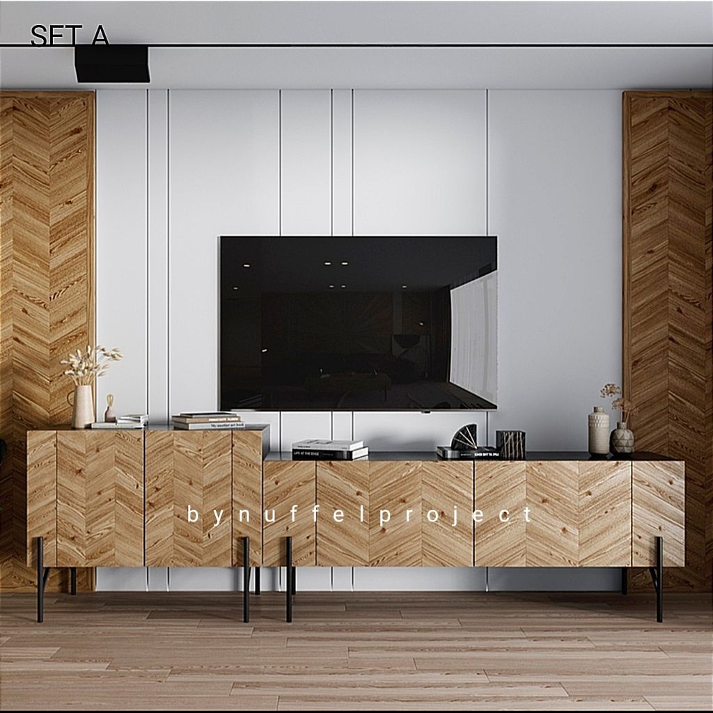 TV CONSOLE chevron