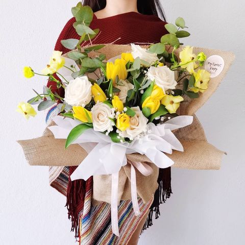 Yellow Tulips Mix Bouquet.jpg