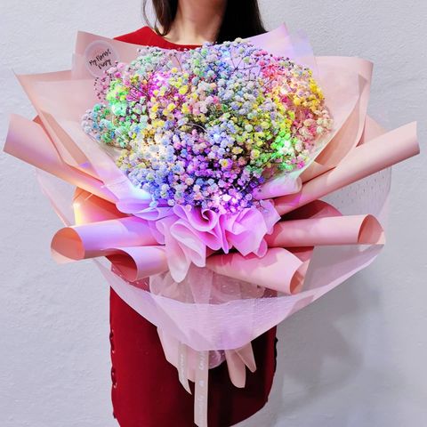 Rainbow Baby Breath Medium Bouquet.jpg