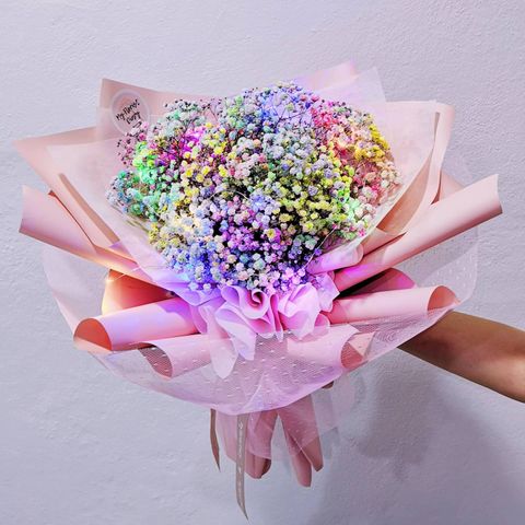 Rainbow Baby Breath Medium Bouquet 1.jpg