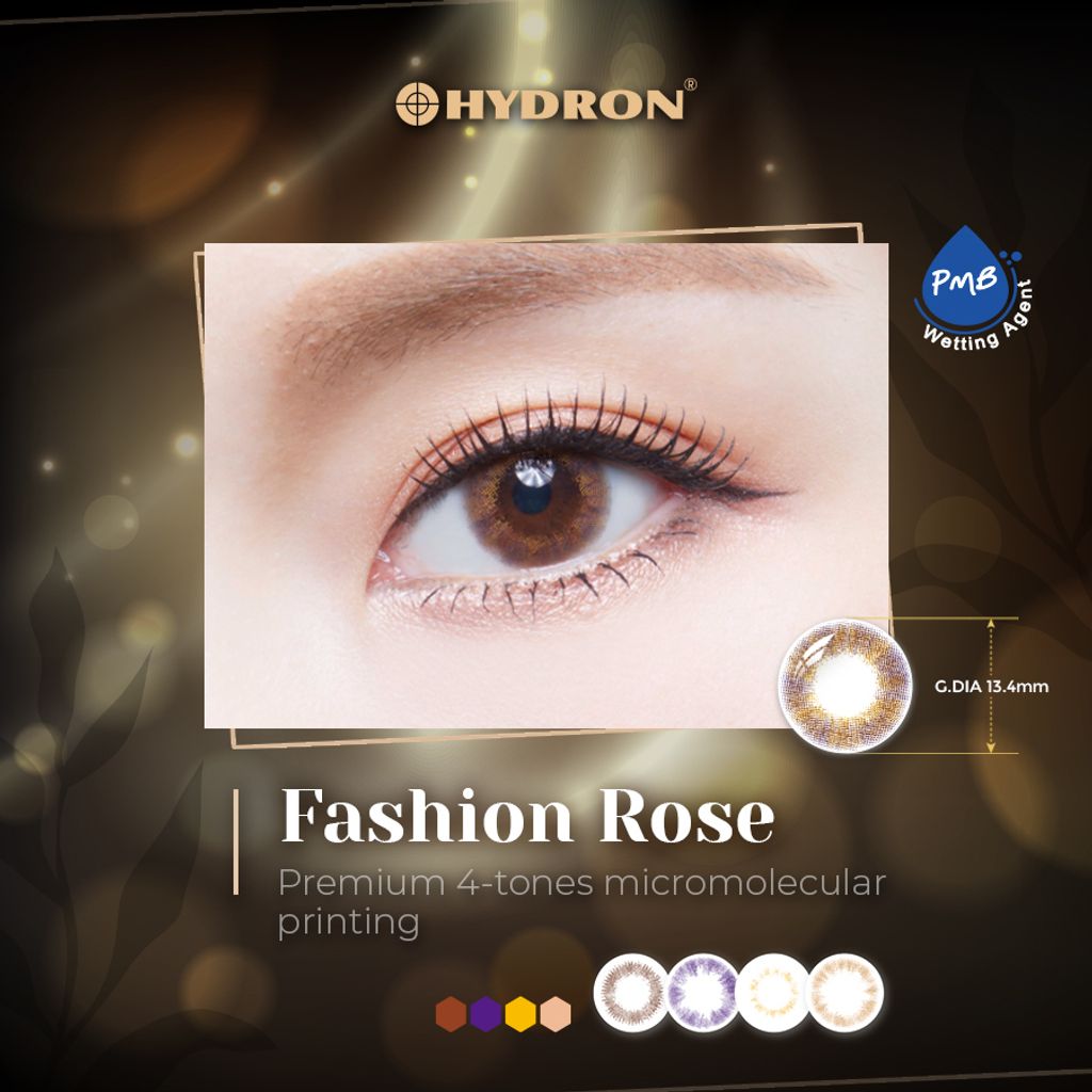 Hydron StarShine 1Day Color Contact Lens - Fashion Rose (10pcs) – LensCity