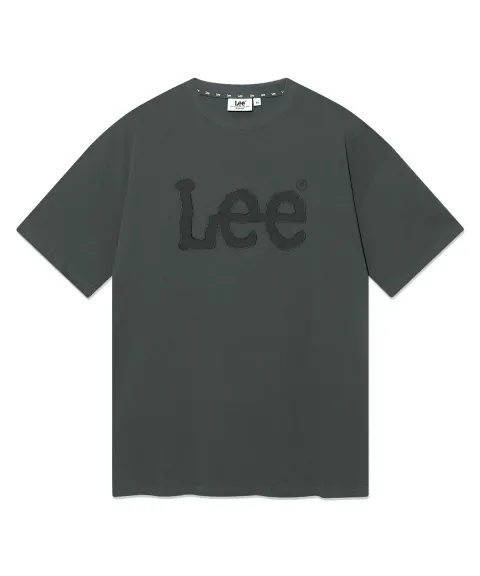 ◆LEE◆ Big Twitch Logo Dying T-Shirt Pigment Beige LEE Big Twitch Logo Knit Beige – SeoulSeoul
