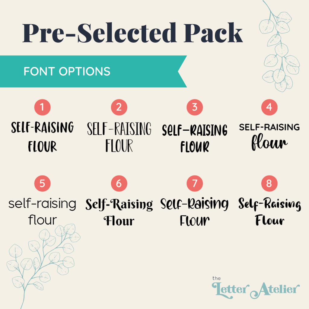 [Vinyl] Herbs & Spices Extension Set The Letter Atelier