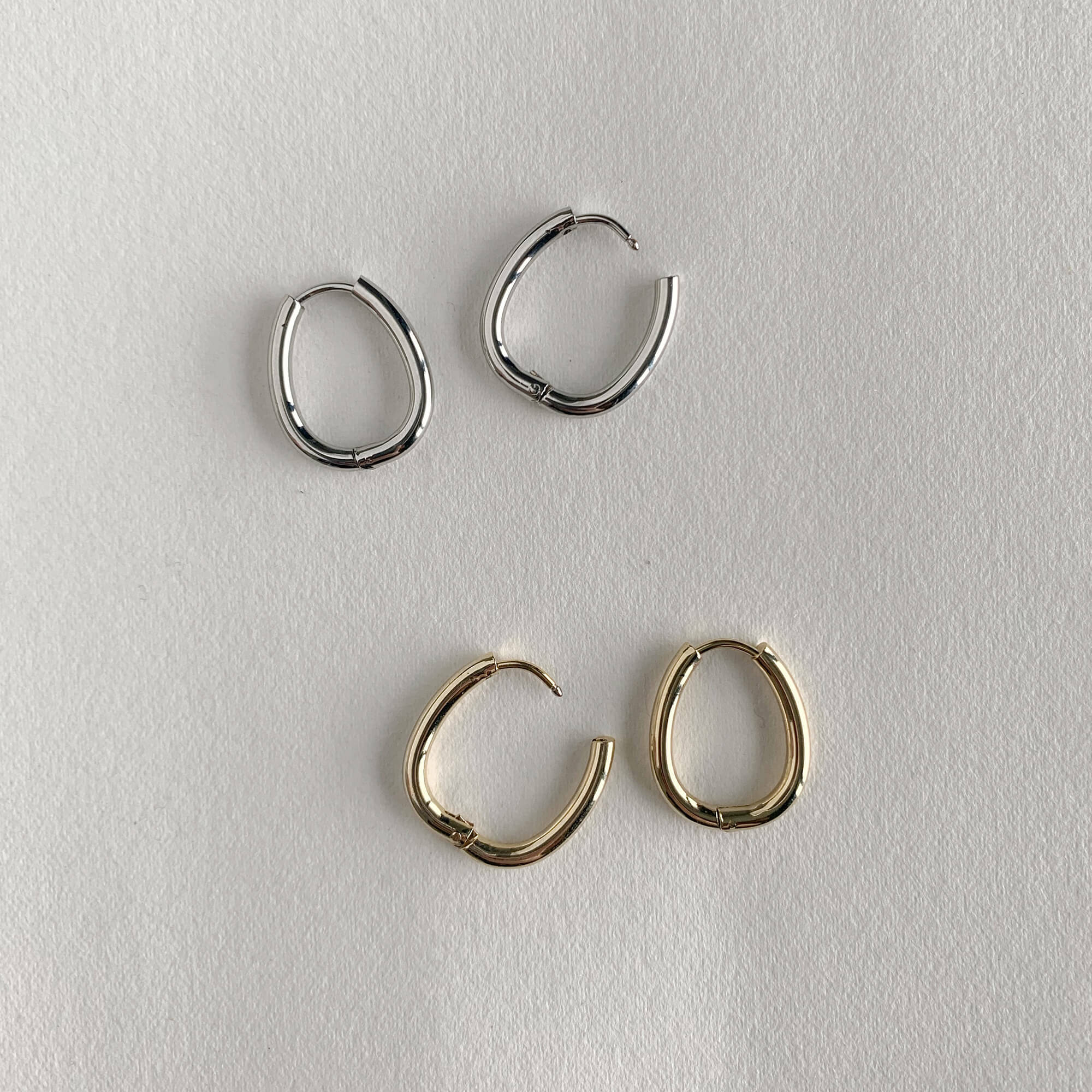 Kiera Hoop Earrings – & Fine Things - Everyday classic jewelry