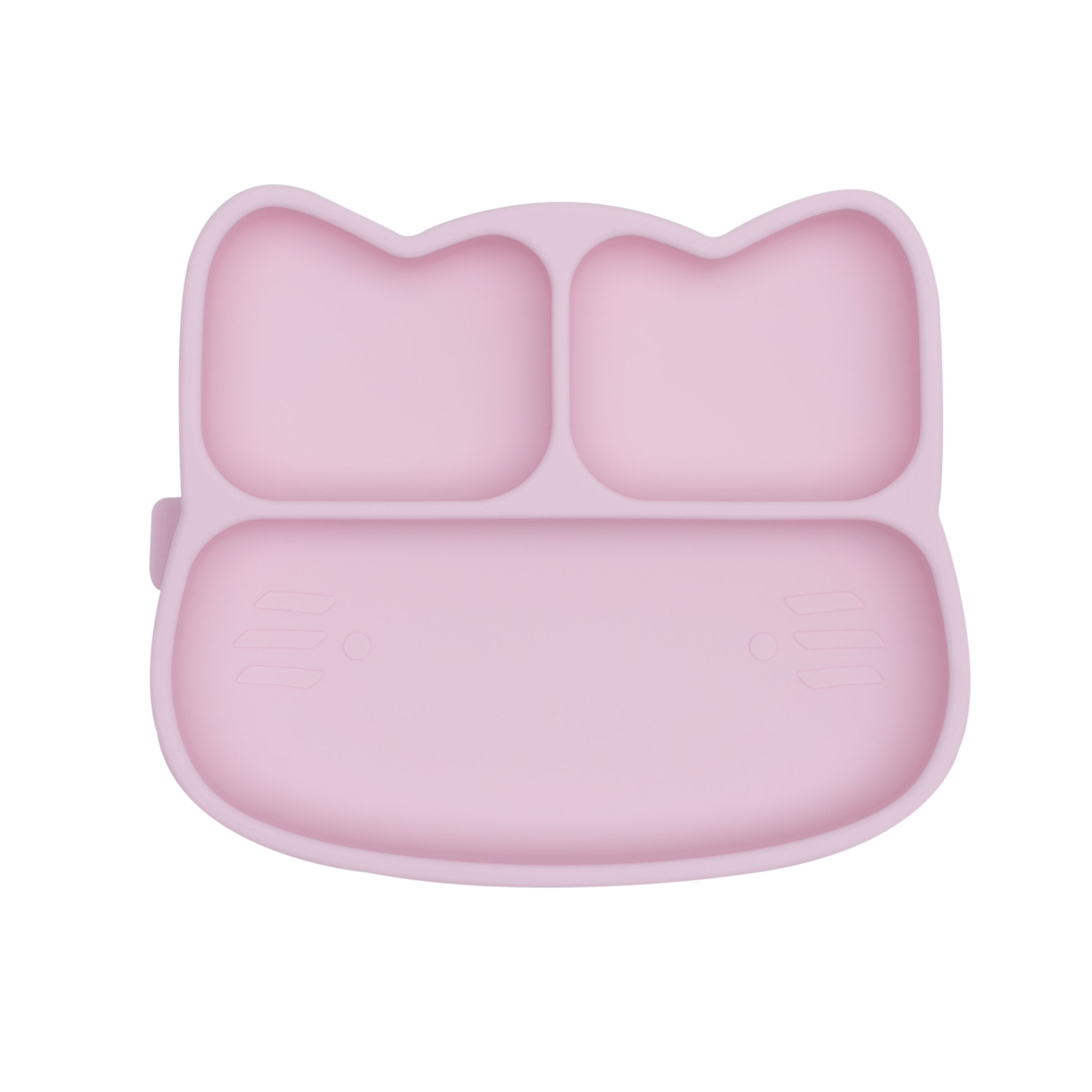 Cat Stickie Plate - Powder Pink Top Down (high res).JPG