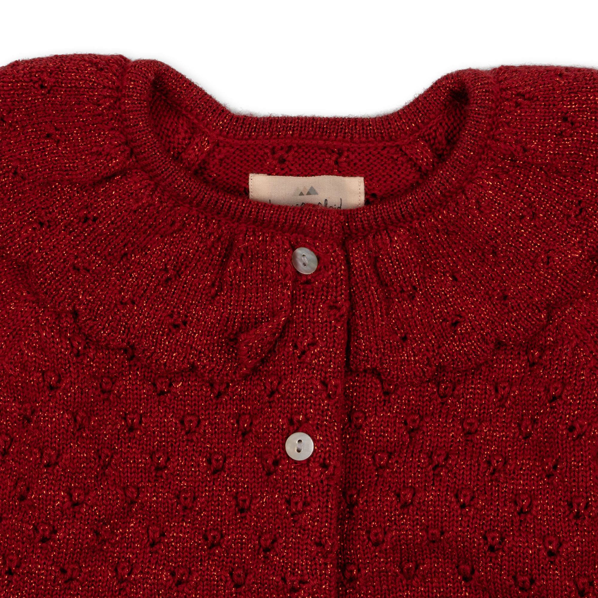 KS3917 - HOLIDAY CARDIGAN - SAVY RED - Extra 2