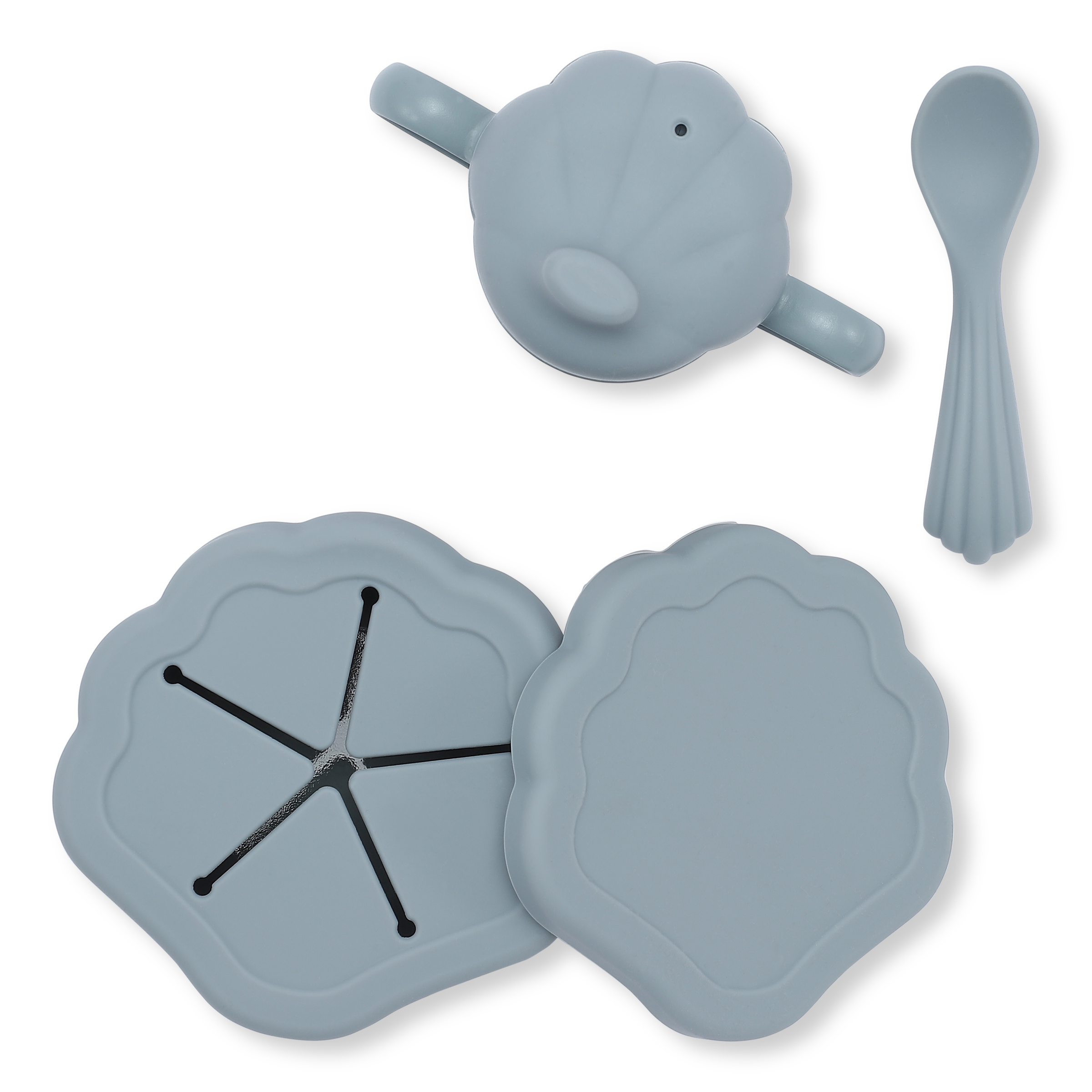 KS1873 - SILICONE CLAM SET - LIGHT BLUE - Extra 0