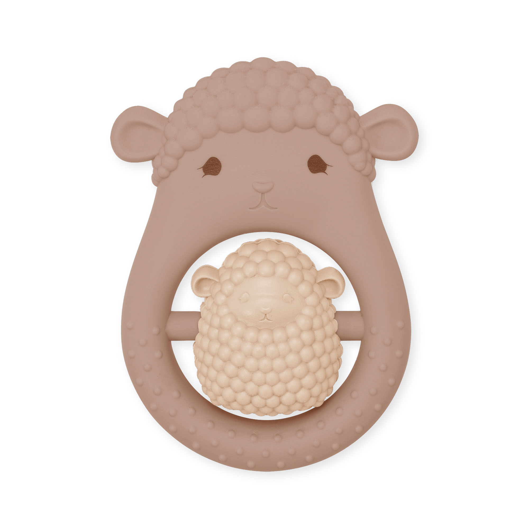 KS3600 - TEETH SOOTHER SIBLING SHEEP - BLUSH - Extra 0