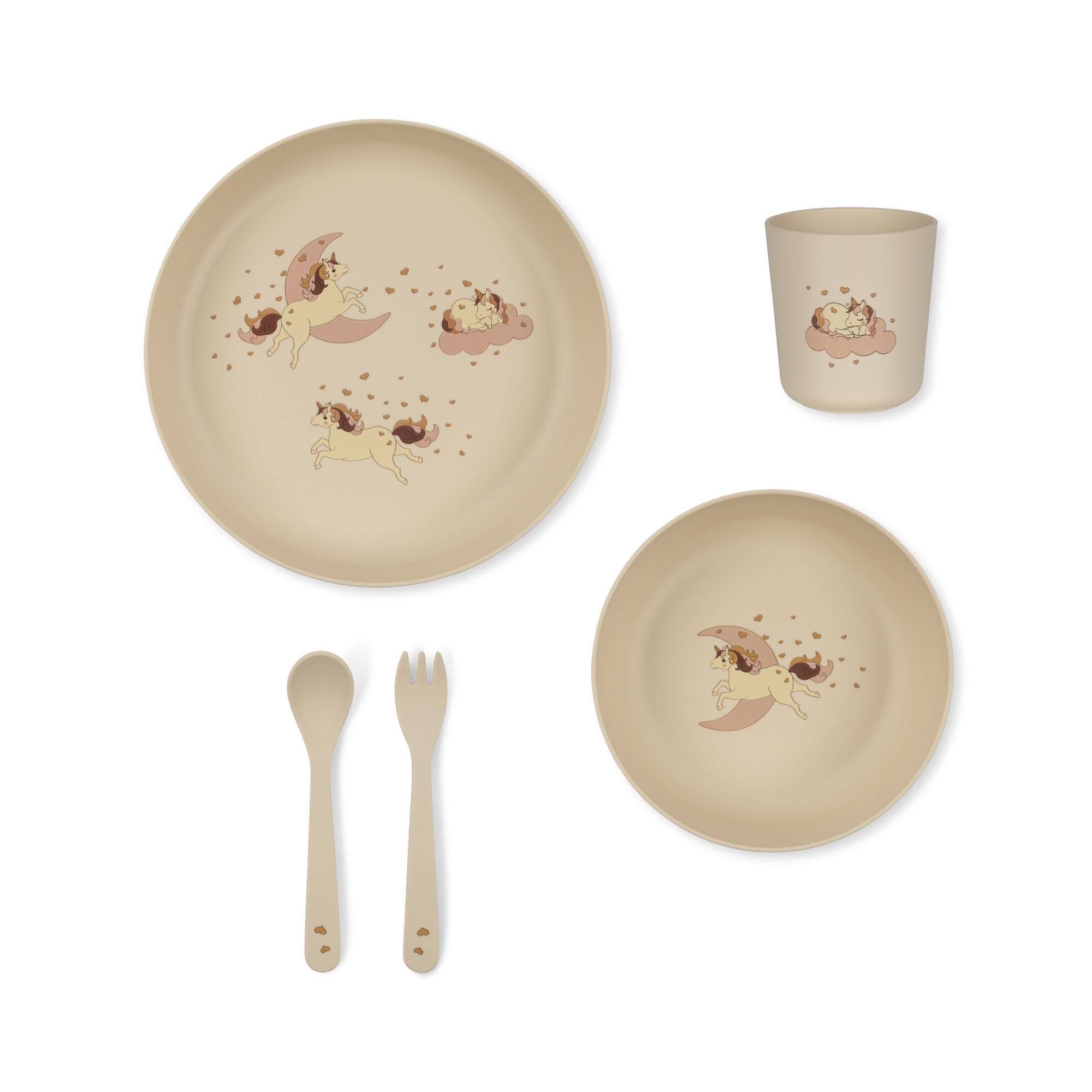 KS4791 - PLA DINNER SET - UNICORN - Extra 0