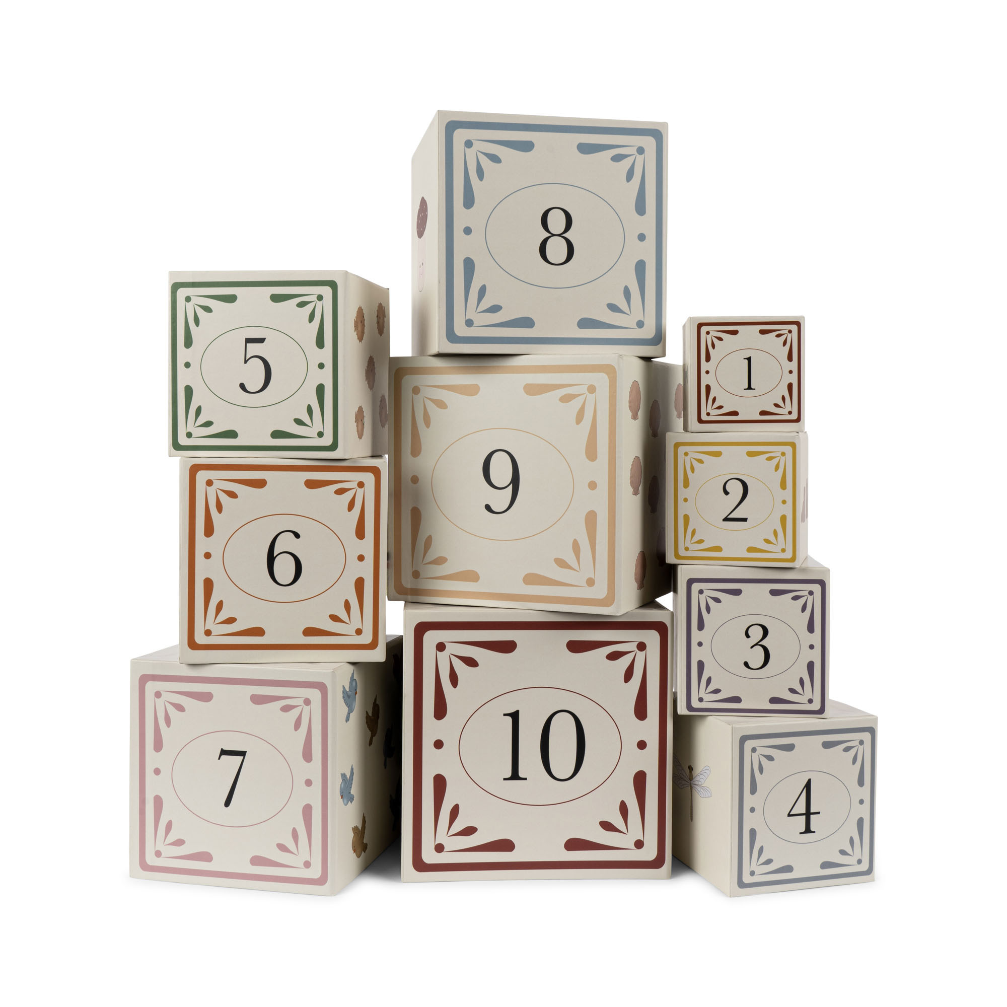 KS5284 - NUMBERS STACKING BOXES - MULTI - Main