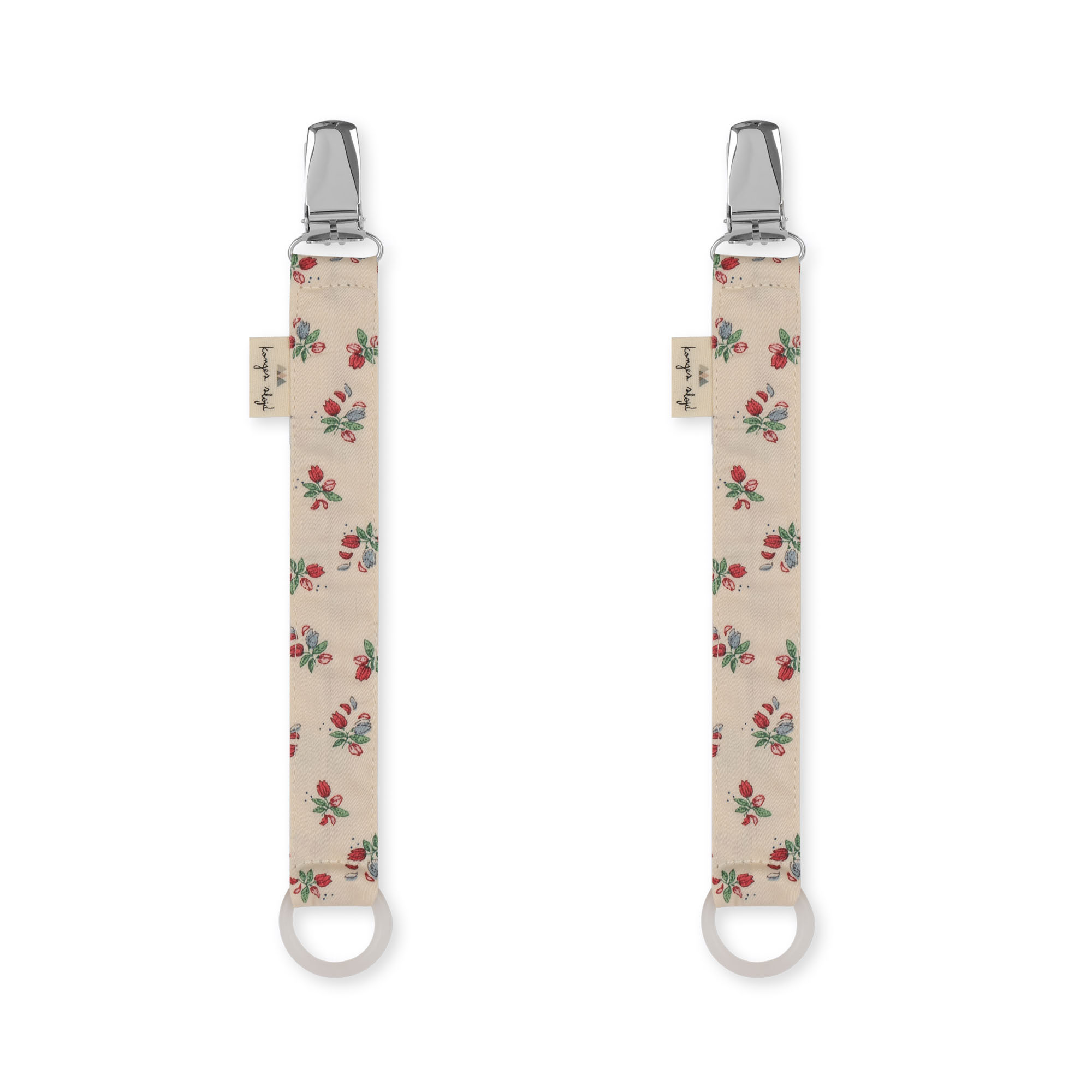 KS5504 - 2 PACK PACIFIER STRAP - FLEUR TRICOLORE - Extra 0