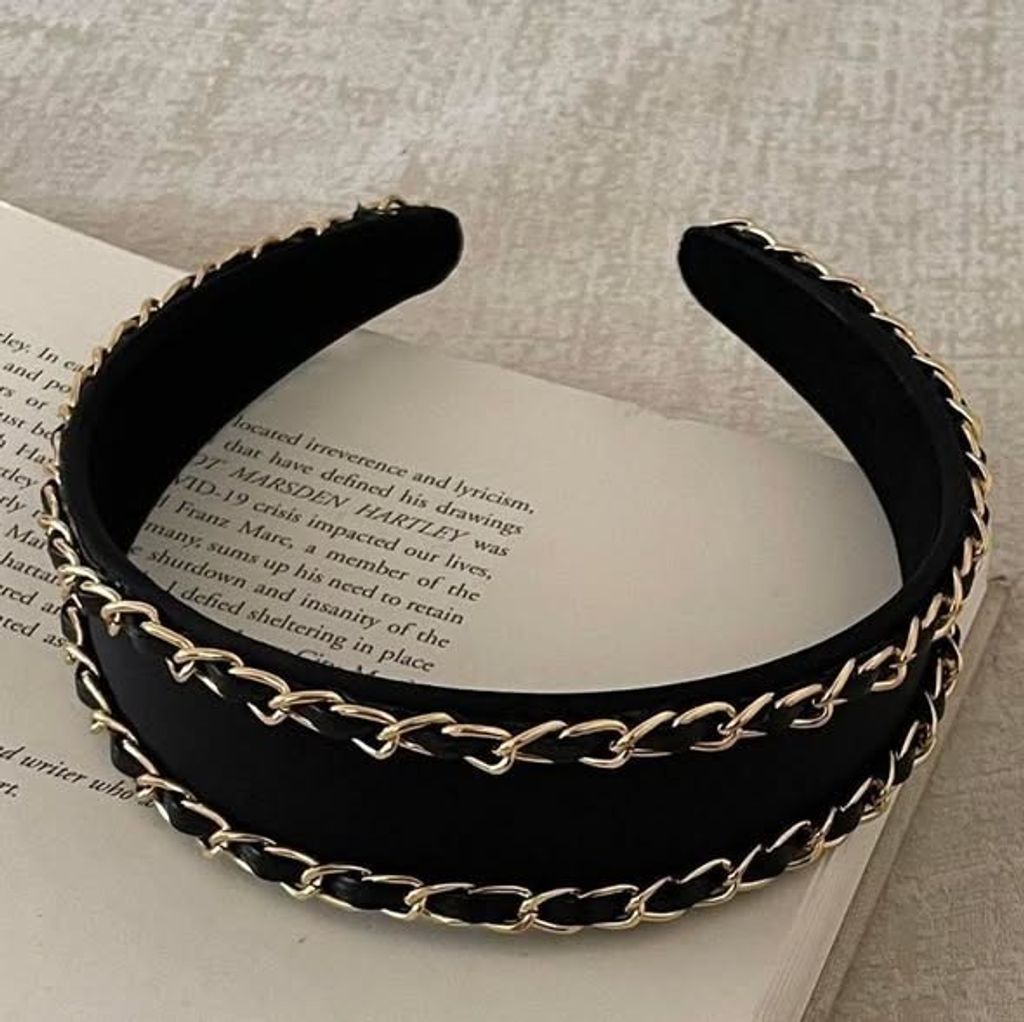 正韓鎖鏈氣質髮箍 $280 (1)