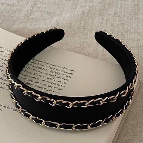 正韓鎖鏈氣質髮箍 $280 (1)