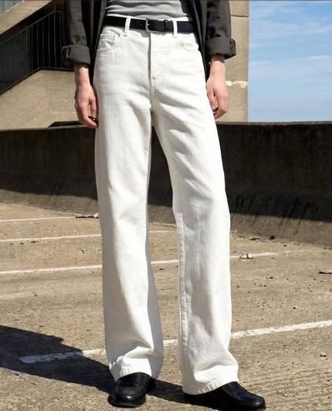 正韓經典黑白直筒褲 $980 (2)