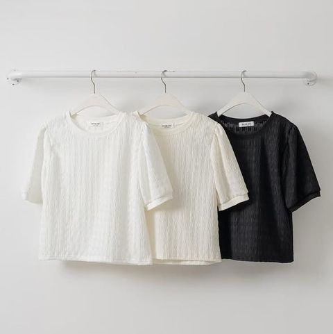 正韓氣質紋路上衣 $690 (1)