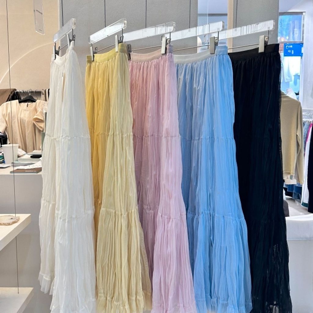 浪漫層層康康裙長裙｜$890 (4)