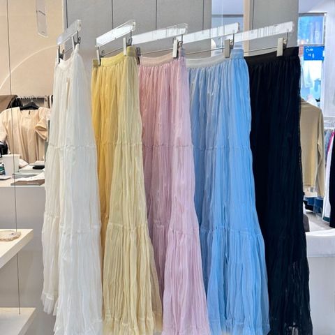 浪漫層層康康裙長裙｜$890 (4)