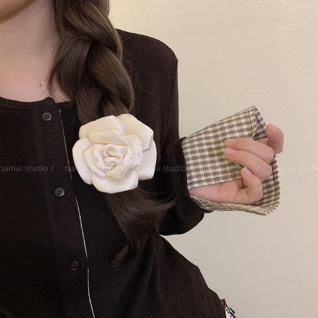 正韓質感花朵🌺髮圈 ｜$100