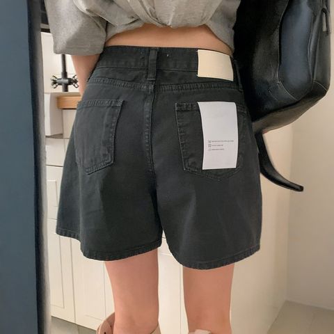 正韓百搭好穿棉質染色短褲｜$990 (6)