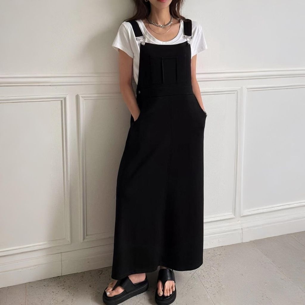 正韓大人氣休閒吊帶裙｜$980