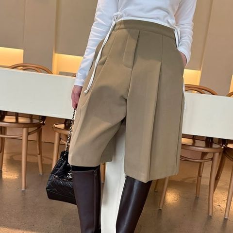 前壓褶厚實及膝褲-148 (1)