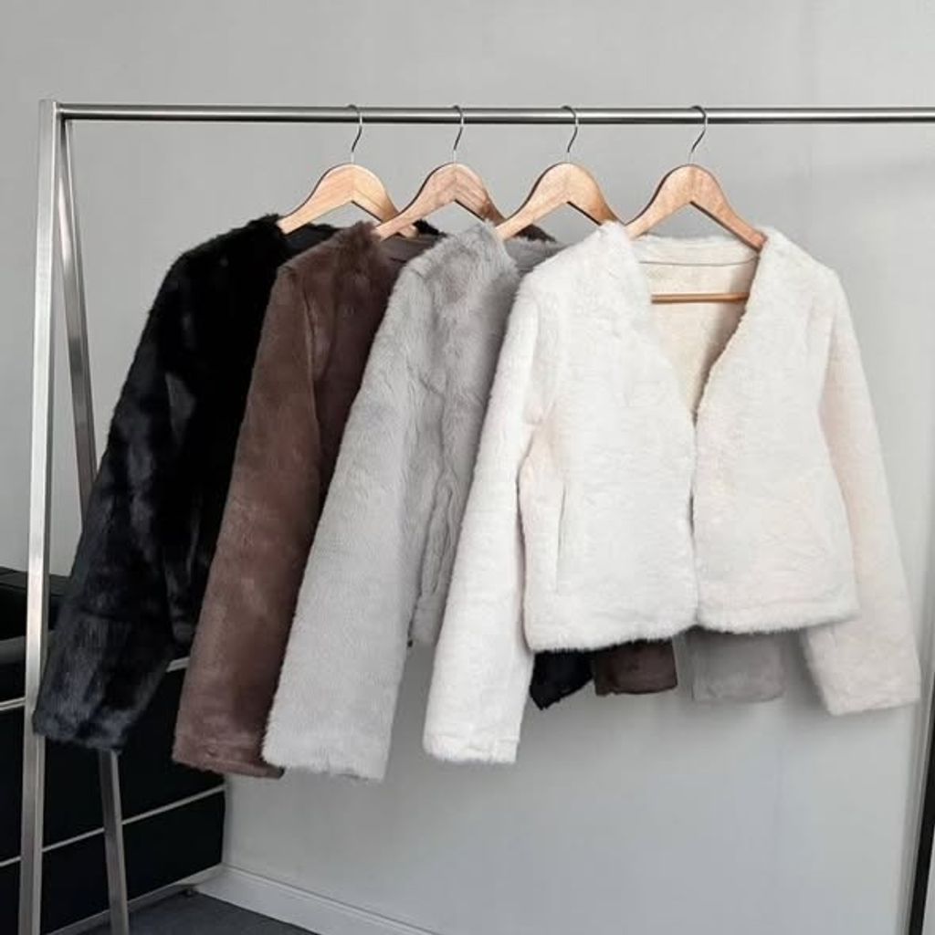 正韓柔軟親膚毛絨外套 $1180 (1)