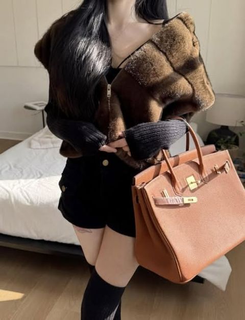 正韓顯瘦穿搭暖呼呼舒服貂毛背心外套-178 (1)