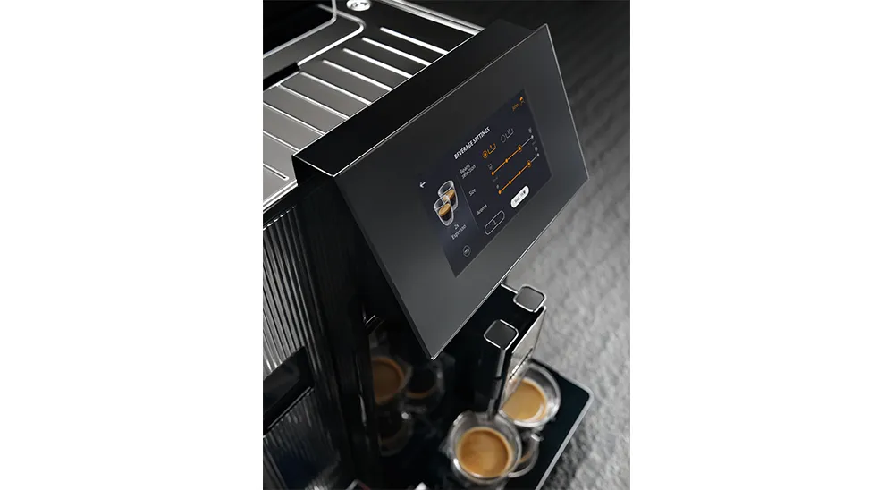 delonghi fully automatic coffee machine maestosa touch display