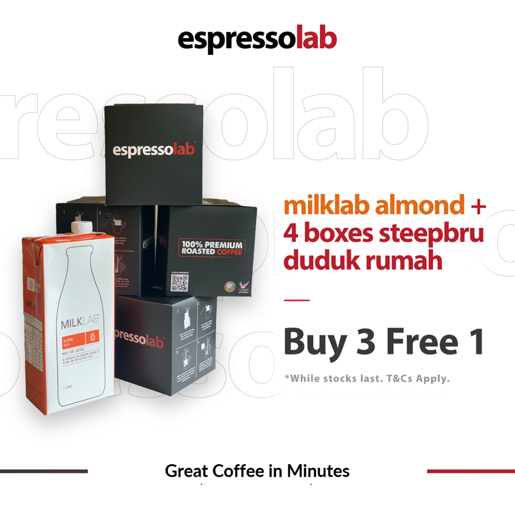 Milklab + Steepbru buy 3 FREE 1