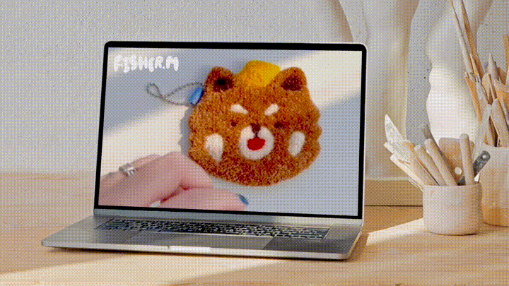 插畫家 毛線 手作 tufting 材料包 punch needle 地毯 合作 台灣 