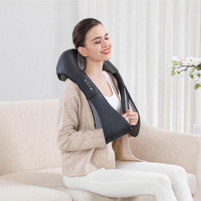 SNAILAX PTE LTD | Hot Selling - Snailax SL-632NC Shiatsu Neck, Shoulder & Back Massager with Heat, Deep Kneading Electric Massager 2 yrs local Warranty