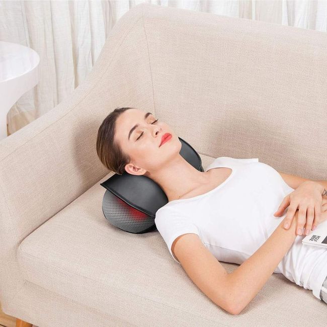 SNAILAX PTE LTD | Hot Selling - Snailax SL-618N Shiatsu multifunction Kneading Massage Pillow with Heat | 2 years local warranty |